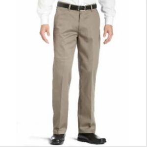 Lee Khaki Relaxed Fit Wrinkle Resistant Pants 36